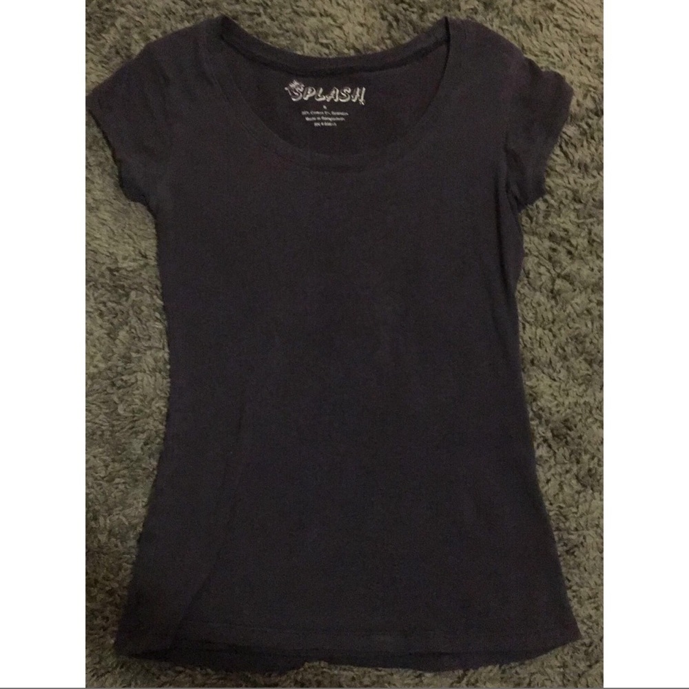 Splash dark blue t shirt